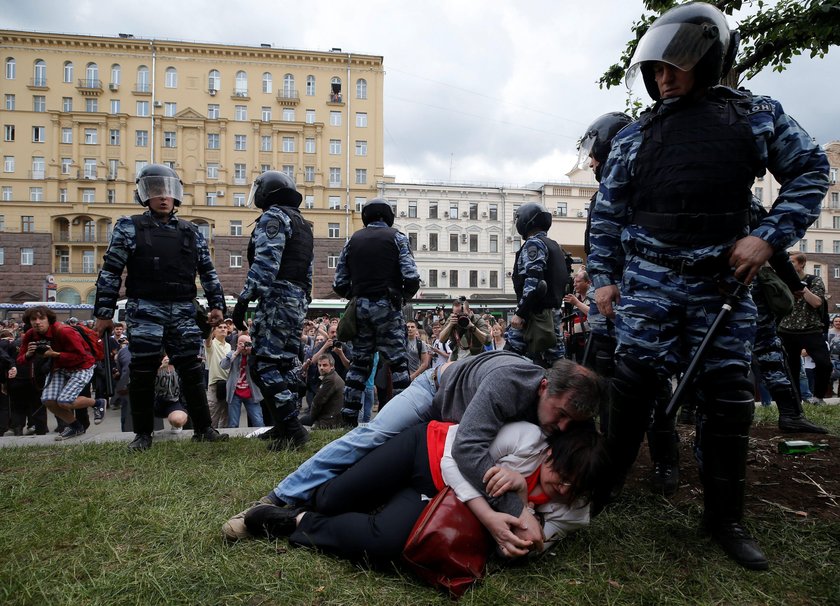 Demonstracje w całej Rosji. Policja wyjątkowo brutalna!