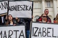 Ani jednej więcej. Protest Ogólnopolskiego Strajku Kobiet po śmierci ciężarnej Doroty.  Warszawa, 14.06.2023 r.