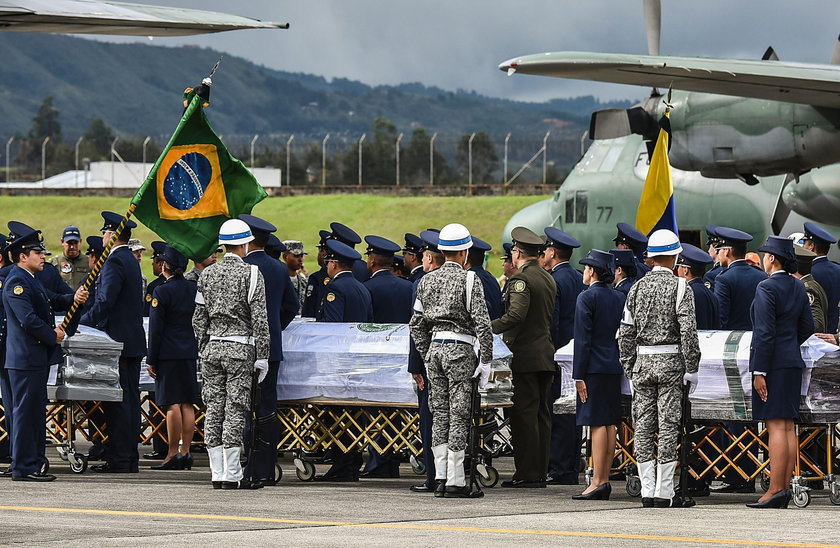 Ostatnie pożegnanie piłkarzy i działaczy Chapecoense