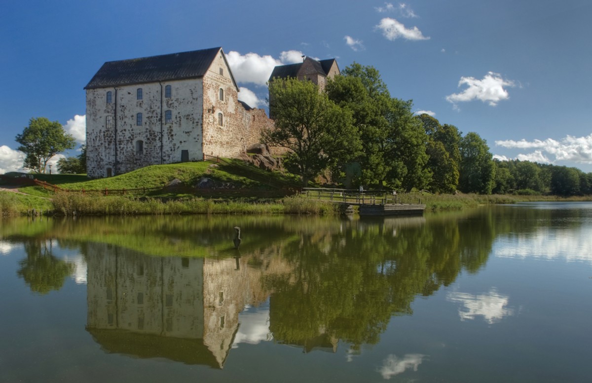 Zamek Kastelholm na Wyspach Alandzkich (terytorium Finlandii)