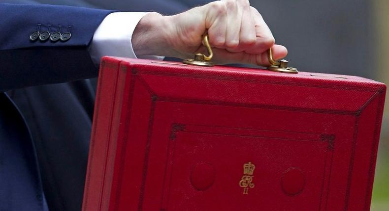 Britain's annual budget is traditionally carried in a famous red leather briefcase