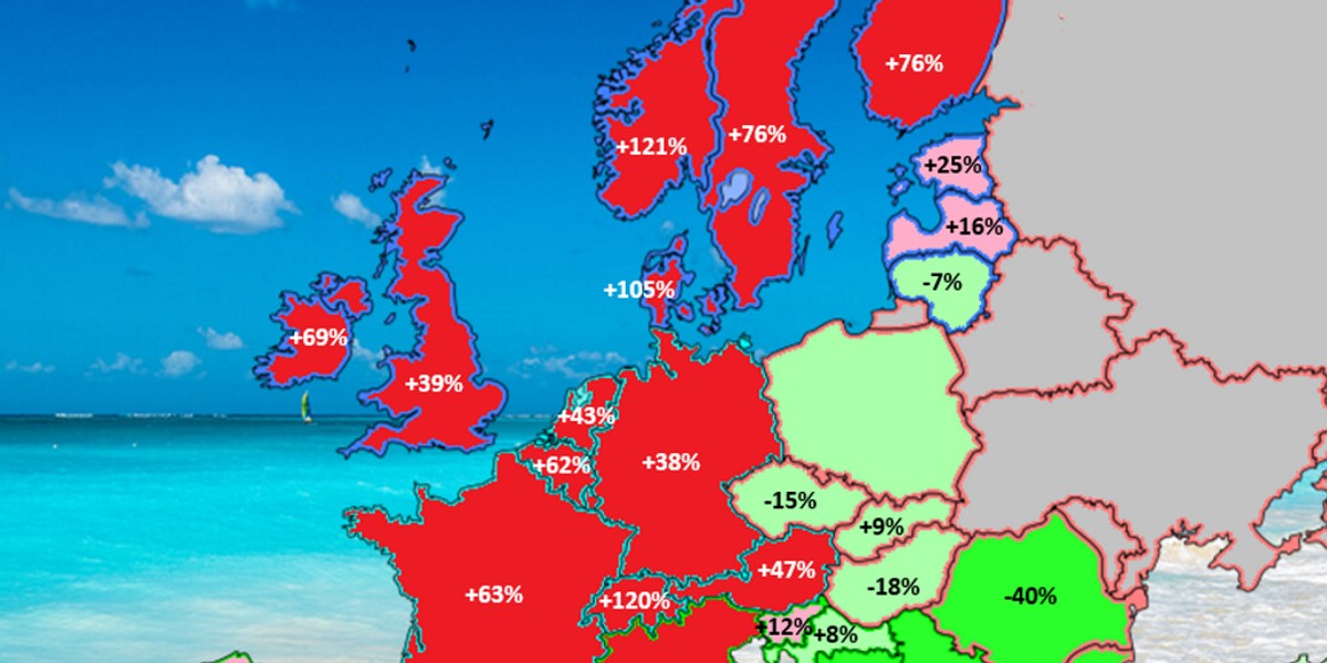 Polska stopniowo równa cenami do Europy, również cenami usług turystycznych. Taniej koszty noclegu i pożywienia mogą nas wynieść już w 12 krajach kontynentu. W ubiegłym roku tańsza zrobiła się nawet Portugalia.