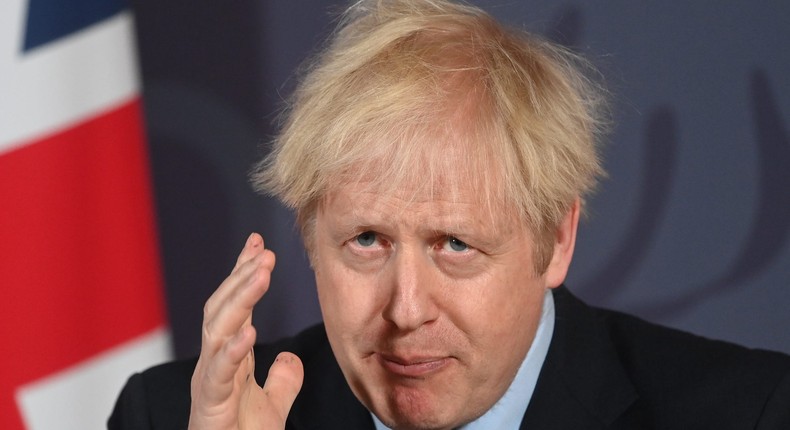 UK Prime Minister Boris Johnson.