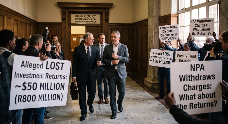 The withdrawn case arose from a family dispute involving alleged lost investment returns of approximately $50 million. [Gemini Generated Image ]
