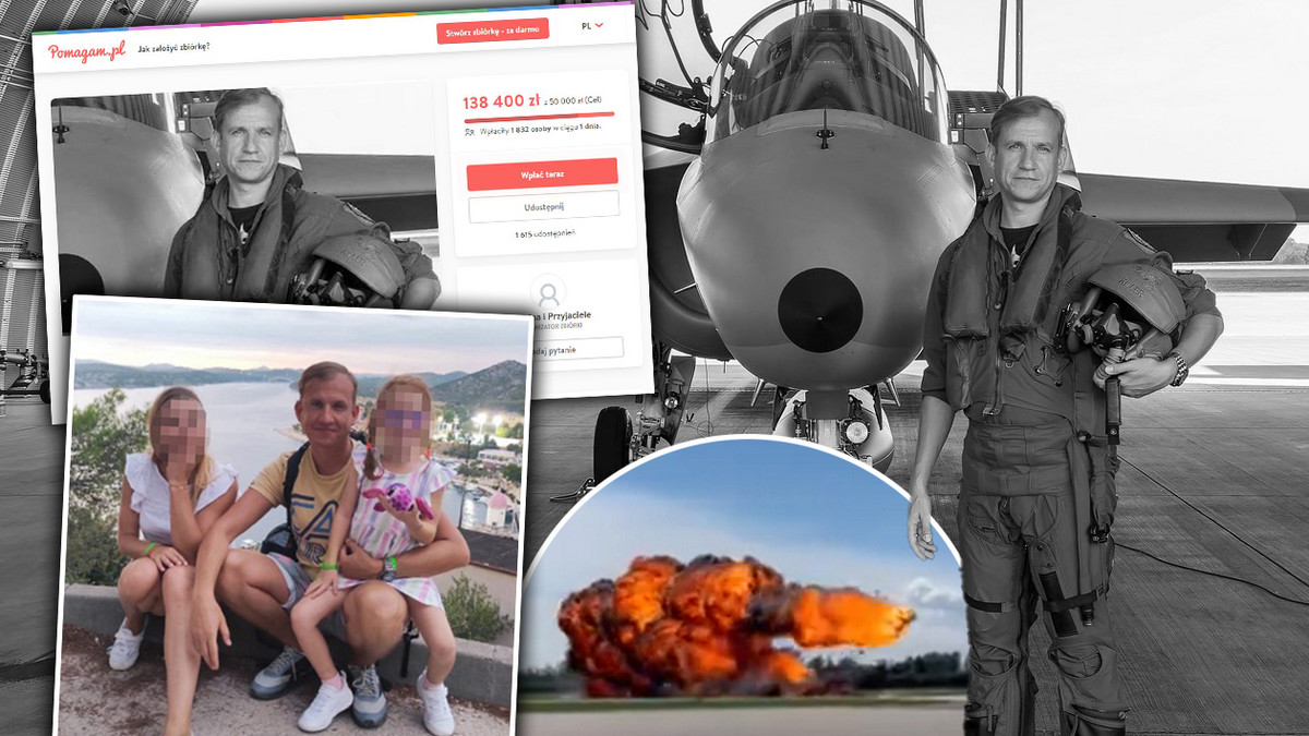 Wikunia już nigdy nie przytuli taty... Ruszyła pomoc dla rodziny tragicznie zmarłego pilota
