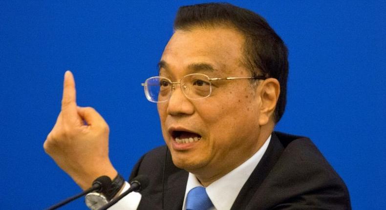 China's Premier Li Keqiang told the World Economic Forum it was essential to uphold free trade