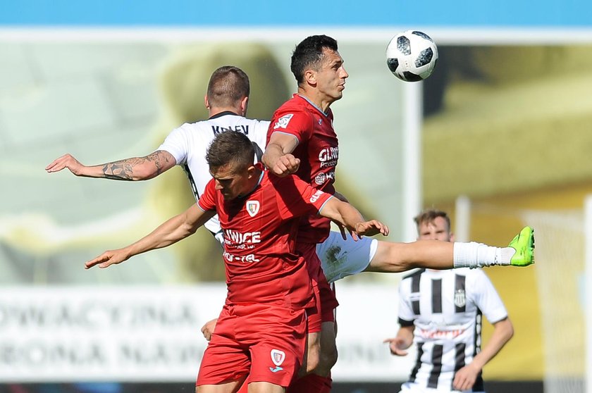 Pilka nozna. Ekstraklasa. Piast Gliwice - Lechia Gdansk. 08.05.2018