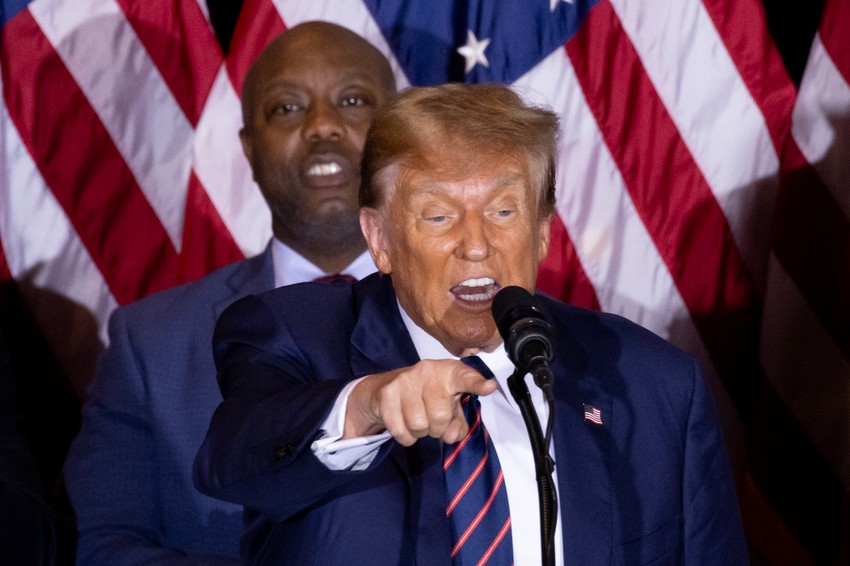 Donald Tramp posle pobede u Nju Hempširu