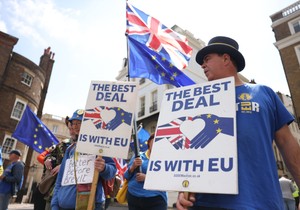 Anti-Bregzit protest u Londonu, maj 2025.