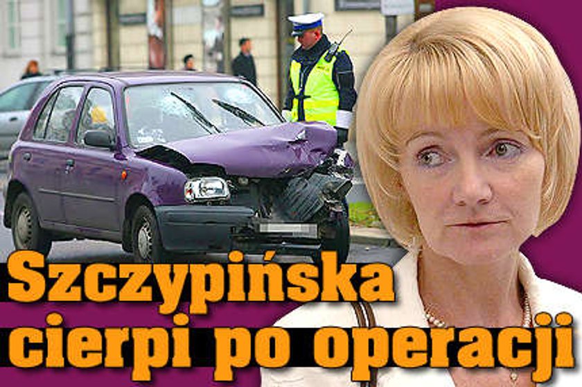 Posłanka Szczypińska cierpi po operacji