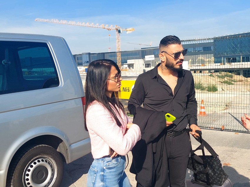 Darko Lazić sa devojkom