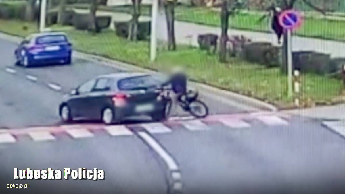 Kierowca potrącił rowerzystkę na przejeździe
