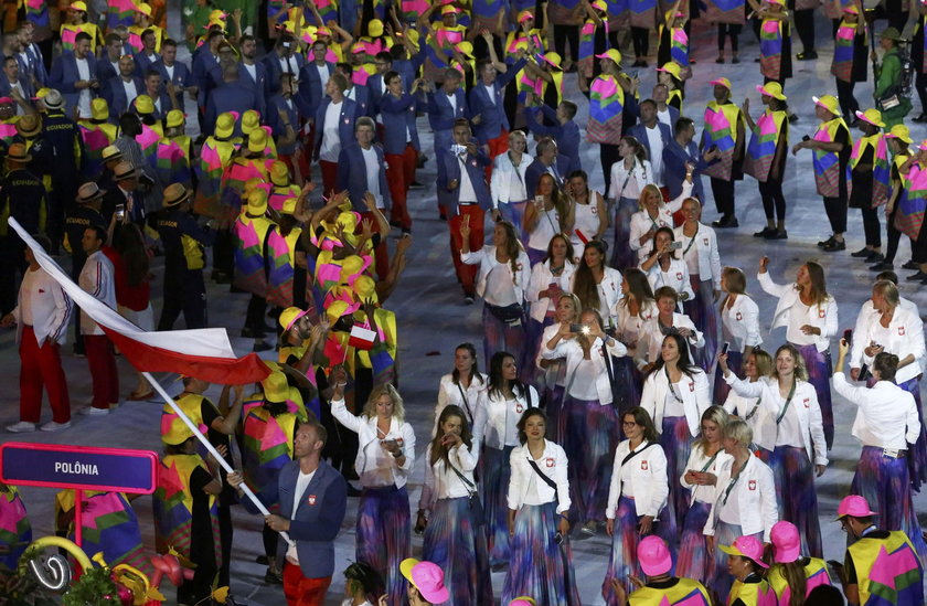 Rio 2016: Zaskakujący strój Polek podczas ceremonii otwarcia igrzysk