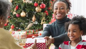 Gift-giving can seriously damage your finances at Christmas.Getty Images