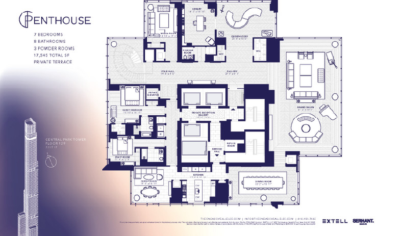 Apartament "The one above all else" w Central Park Tower 