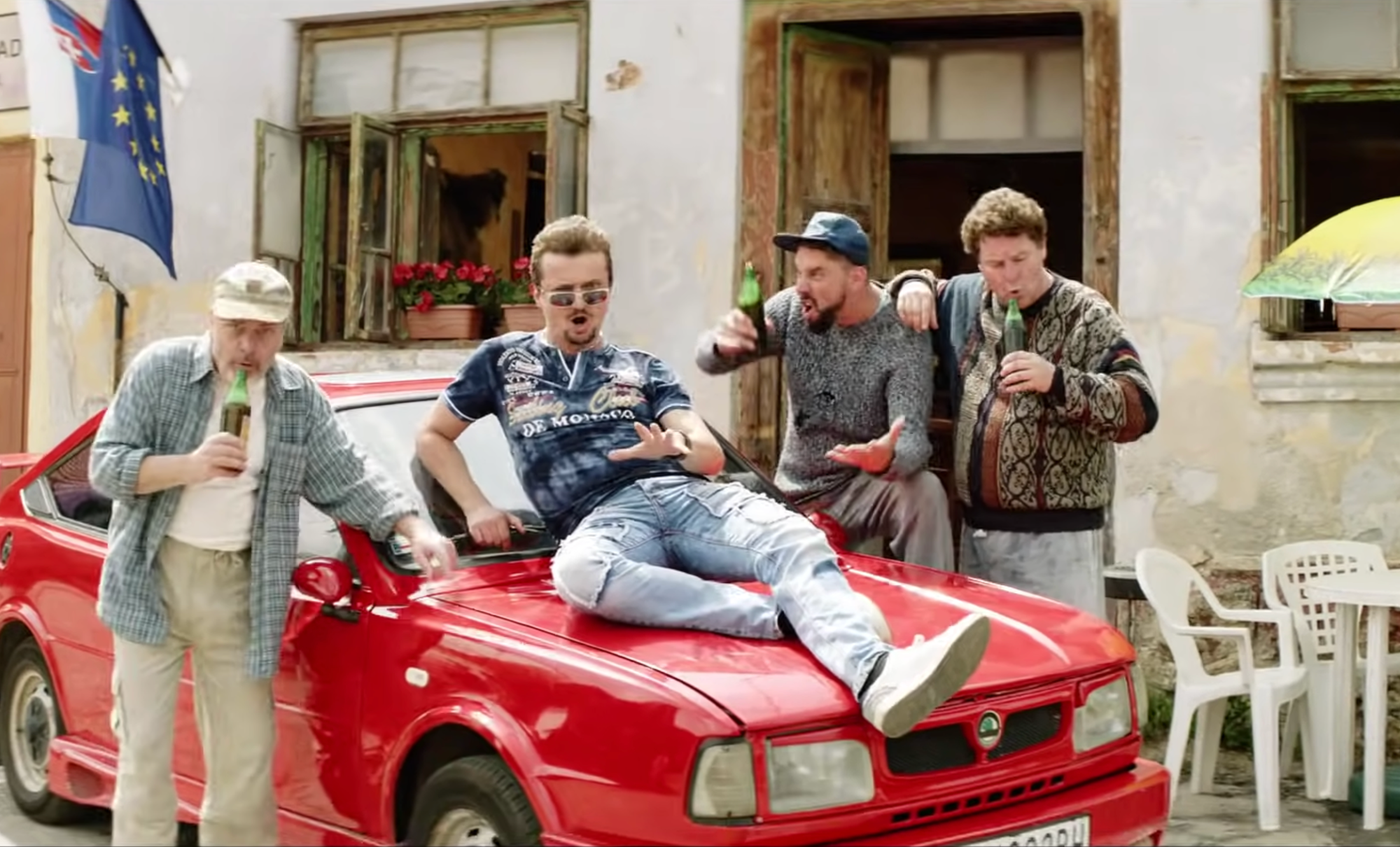Slovenskí herci Dano Heriban a Matej Landl.
