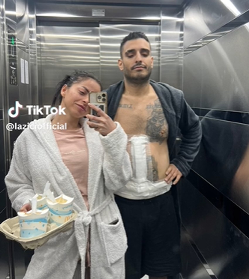 Darko Lazić pokazao ranu na stomaku