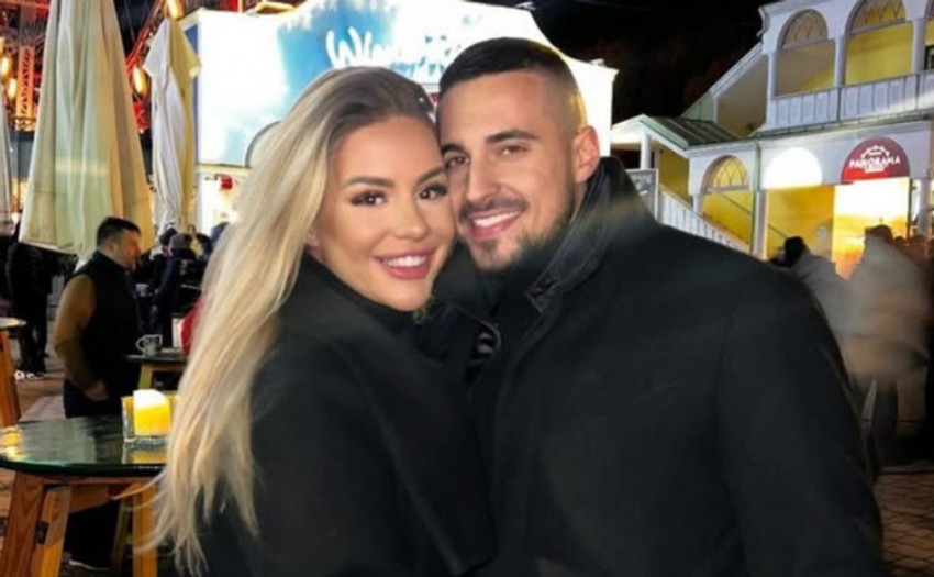 Marko Bijelić sa devojkom