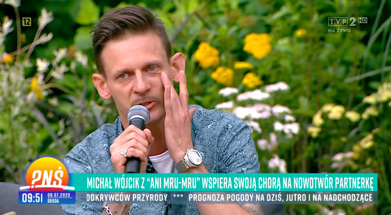 Michał Wójcik w "Pytaniu na śniadanie" w 2020 r.