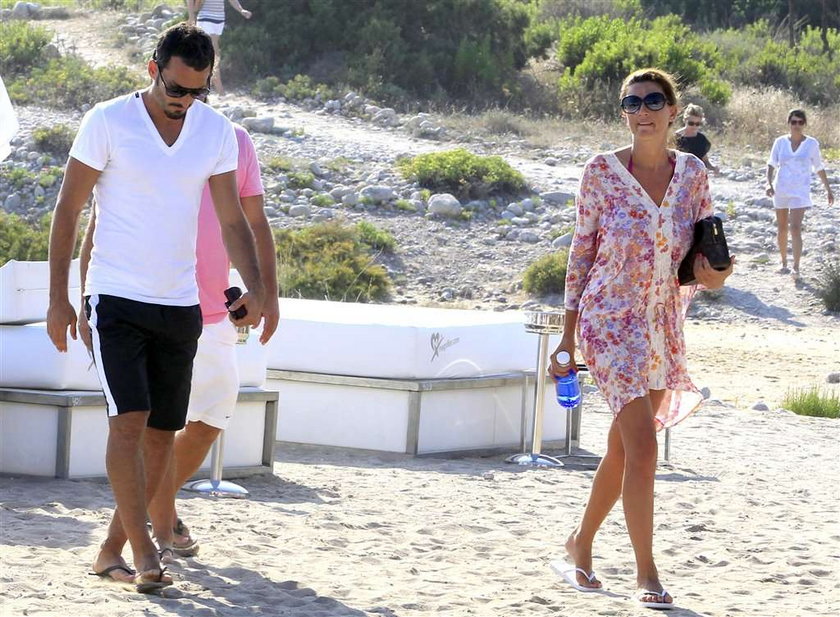 Gianluca Zambrotta z żoną na wakacjach