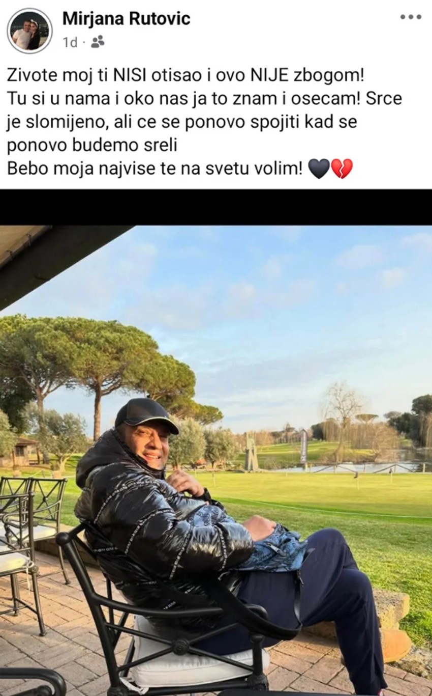 Poslednja fotografja Željka Rutovića