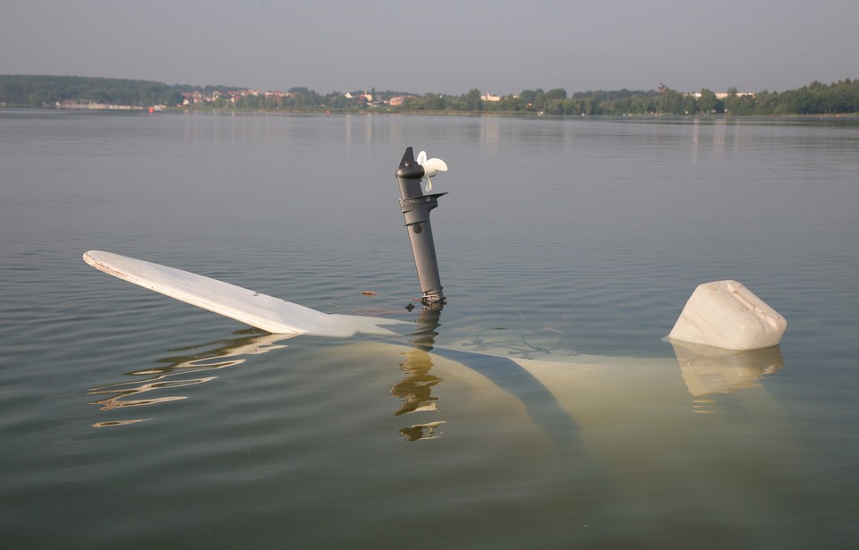 MIKOŁAJKI MAZURY BURZE JACHT