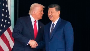 Donald Tramp i Si Đinping uoči samita u Busanu, Južna Koreja, 30. oktobra 2025.