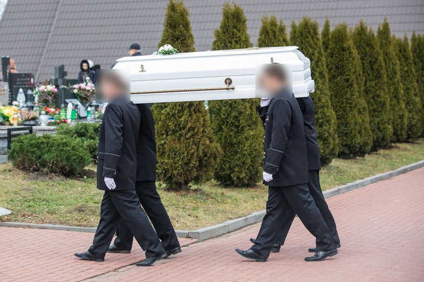 Pogrzeb zamordowanego Adasia