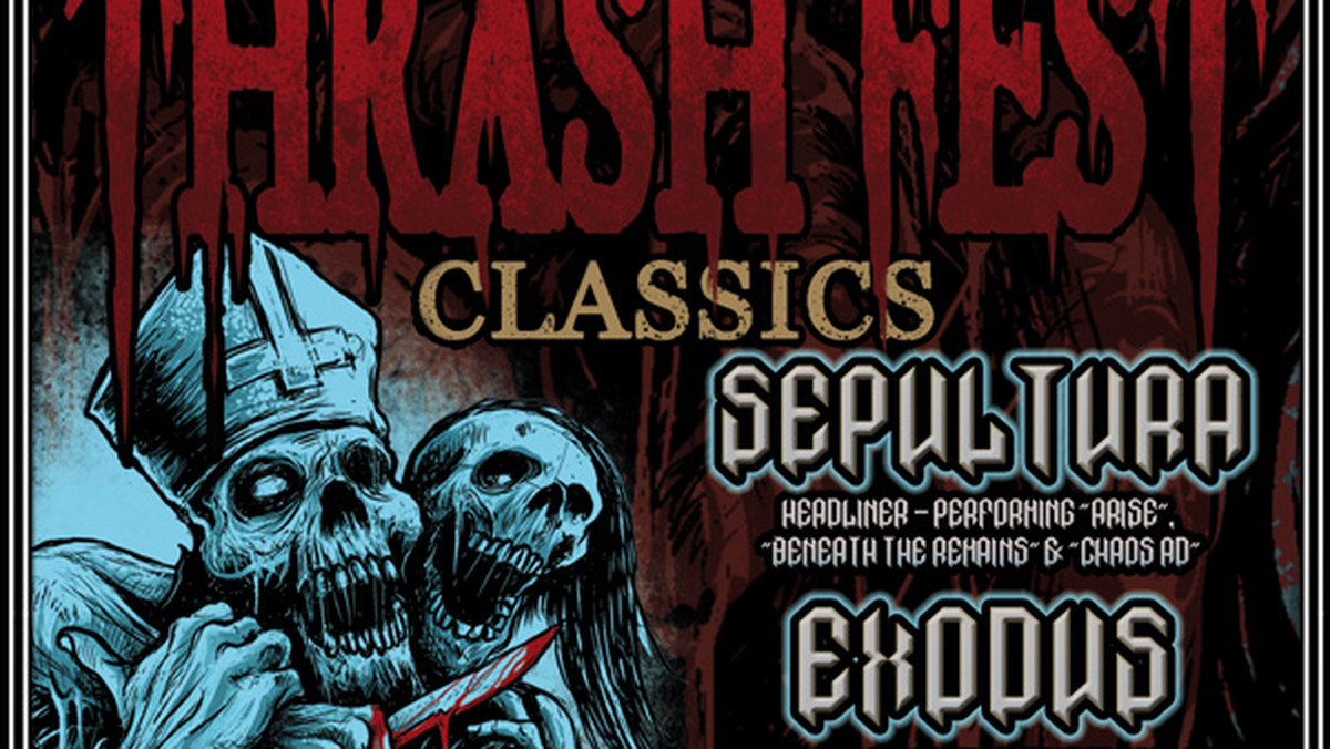 Głosuj na klasyczne utwory Sepultury, Exodus i Heathen, które chcesz usłyszeć na Thrashfest Classics 9 grudnia w Katowicach!