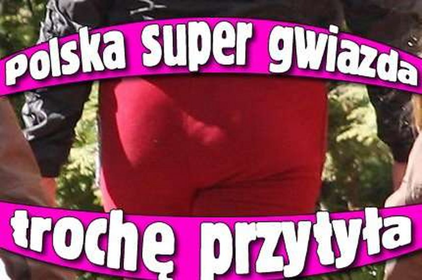 Polska super gwiazda trochę przytyła