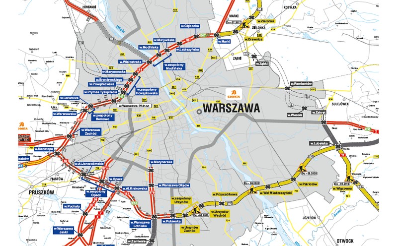 Budowa drogi ekspresowej S17 na odcinku węzeł Zakręt - węzeł Lubelska (bez węzła) stanowić będzie element Wschodniej Obwodnicy Warszawy