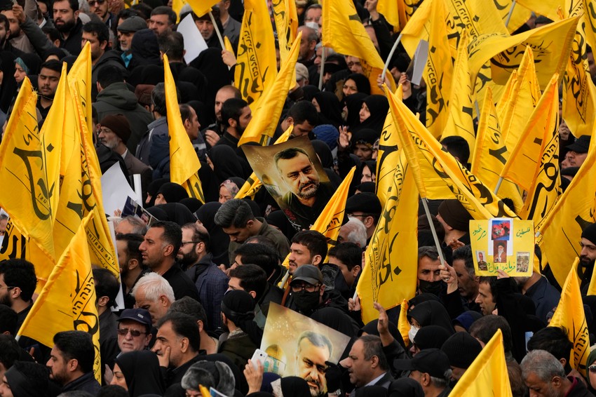 Sahrana Sajeda Razija Musavija u Teheranu 28. decembra