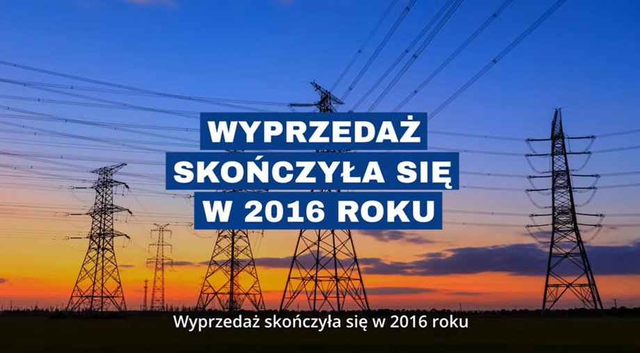 Kadr z 15-sekundowego spotu PGE zachęcającego do głosowania w referendum 15 października.