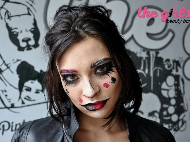 Makijaż na Halloween: Królowa Kier