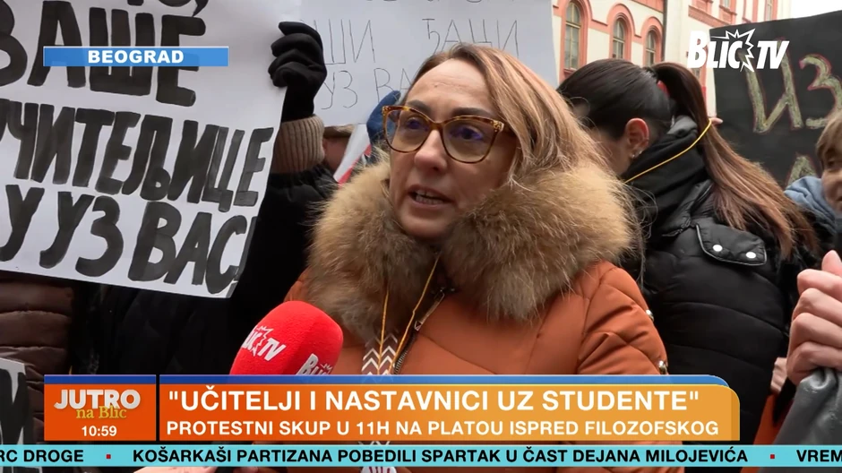 Prosvetna radnica za "Blic" TV