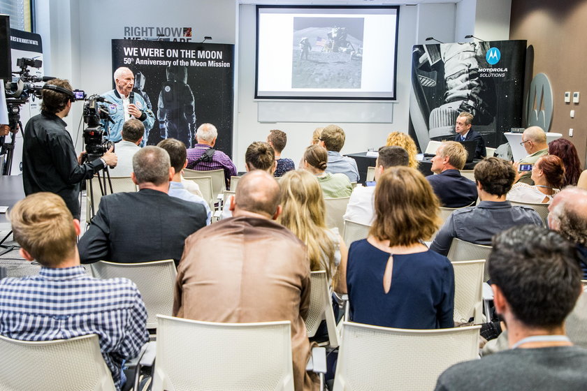 Astronauta Al Worden przyjechał do Polski