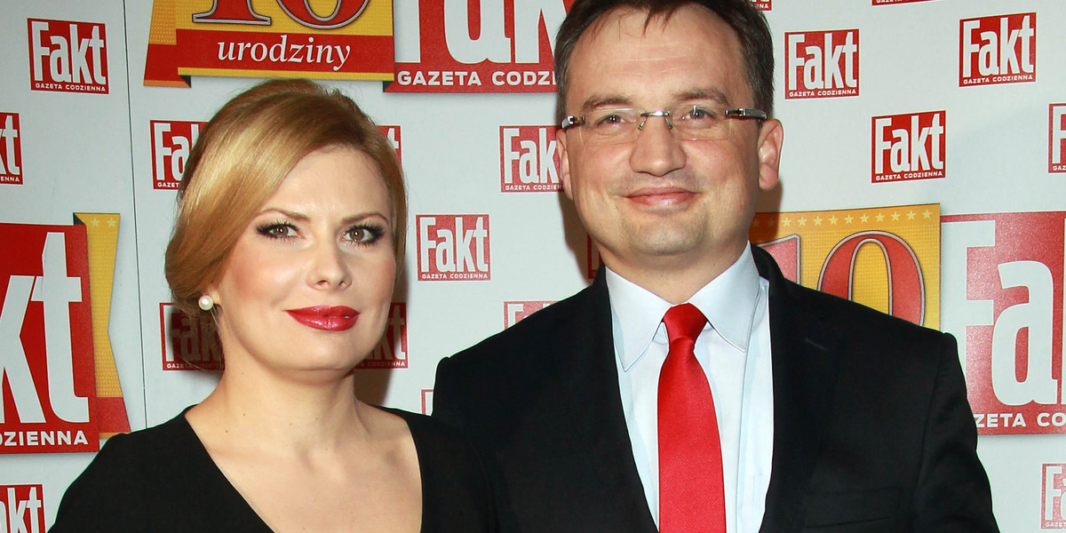 Zbigniew Ziobro i Patrycja Kotecka