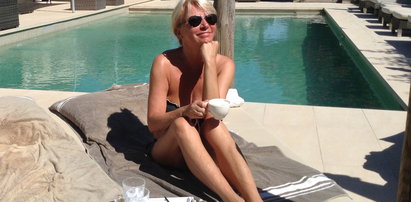 Bojarska-Ferenc w bikini na wakacjach