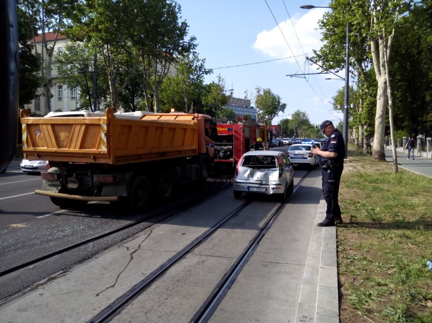 Automobil koji je učestvovao u sudaru