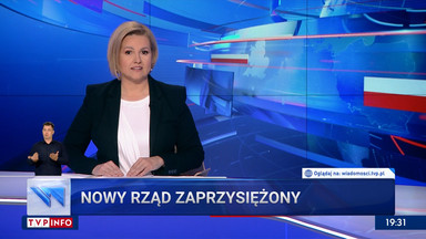 "Wiadomości" TVP o nowym rządzie Morawieckiego. "Rekord"