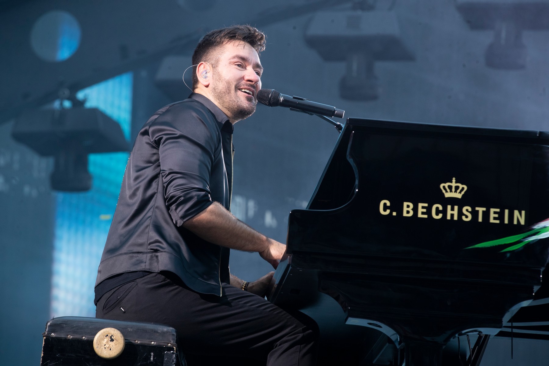 Český spevák Marek Ztracený.