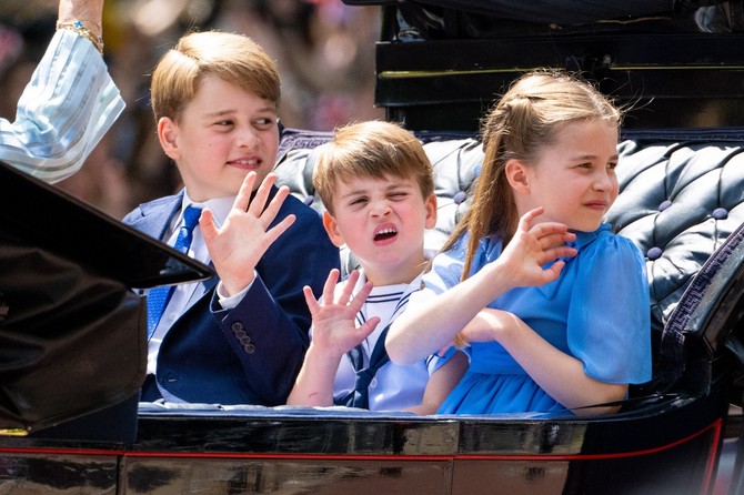 Prinčevi Džordž, Luis i princeza Šarlot