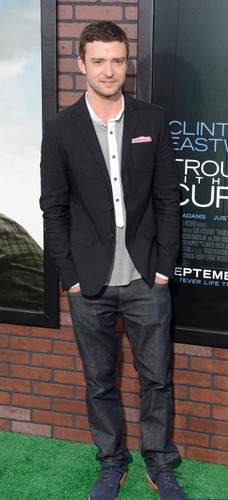 Justin Timberlake na premierze 'Trouble with the Curve'