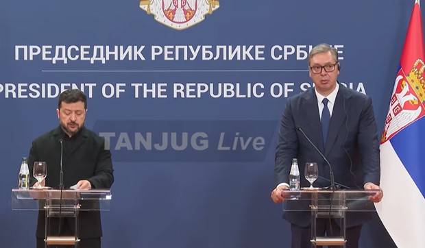 Obraćanje Vučića i Zelenskog
