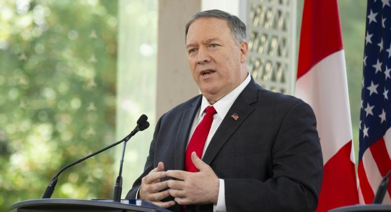 North Korea said it was sceptical whether it can keep negotiating with US Secretary of State Mike Pompeo, pictured on August 22, 2019, in Ottawa, Canada