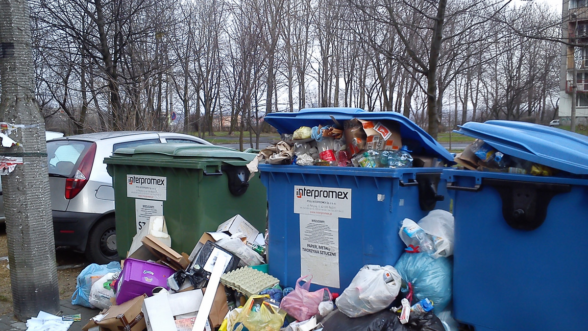 Mieszkańcy osiedla Syberka w Będzinie żalą się na walające się po okolicy śmieci. Urzędnicy nie potrafią się w tej kwestii porozumieć.