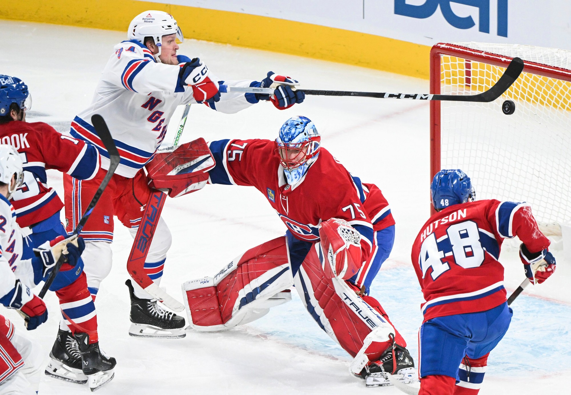 Zápas NHL: Montreal Canadiens - New York Rangers.