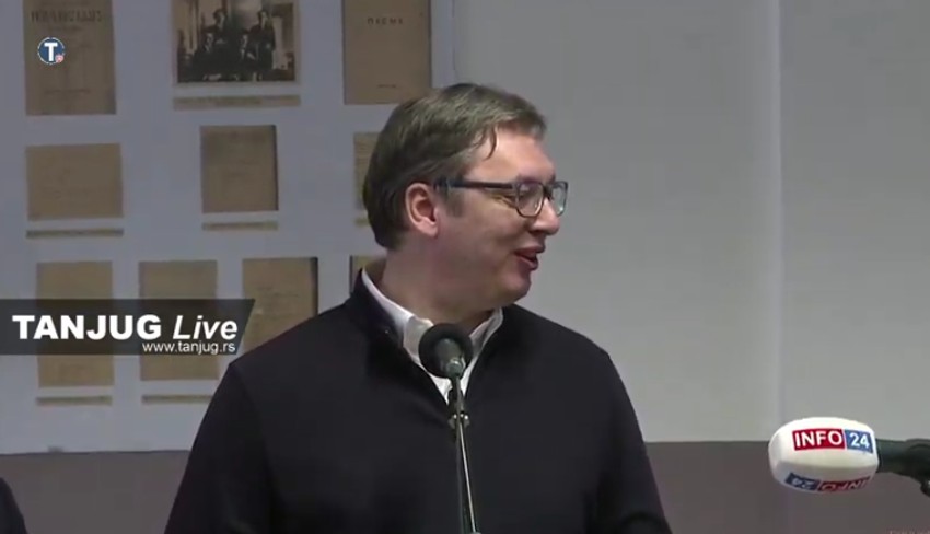 Vučić u Gornjem Milanovcu