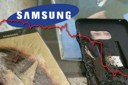 Galaxy Note 7  wysadził akcje Samsunga. Największe spadki od lat