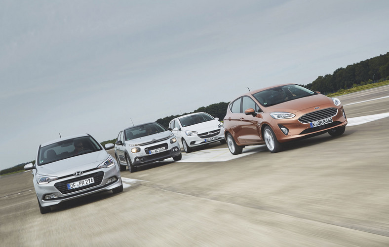 Nowy Ford Fiesta kontra Hyundai i20, Citroen C3 i Opel Corsa 1.0 Ecotec - które miejskie auto jest lepszym wyborem?